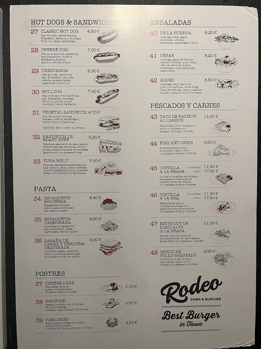 Menu Rodeo Diner & Burger-1