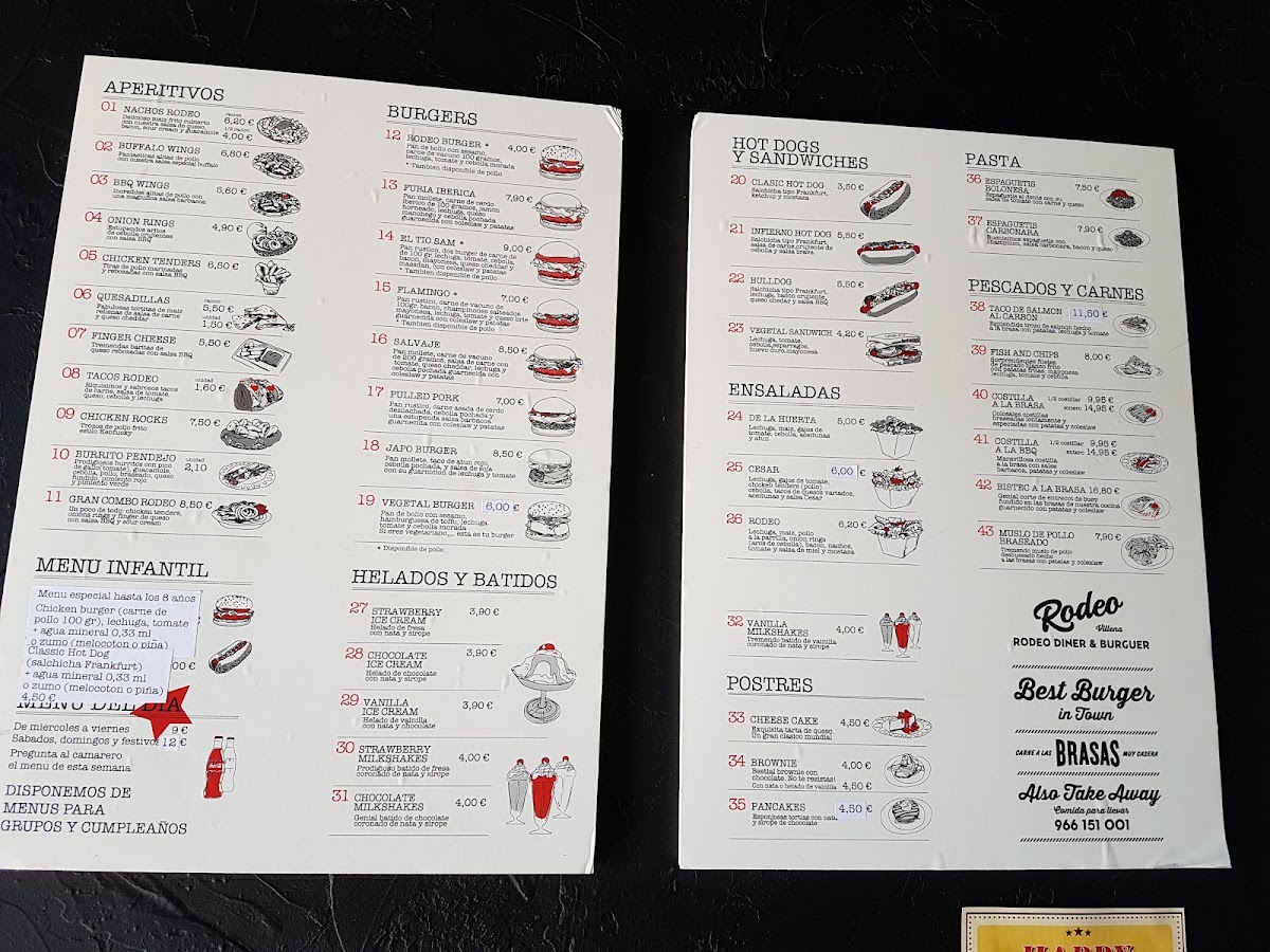 Menu Rodeo Diner & Burger-5